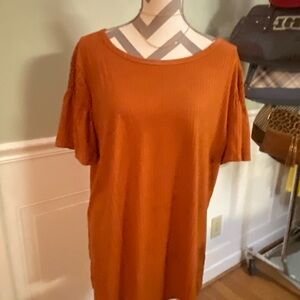 Women's Bell Sleeve Pumpkin Spice Top